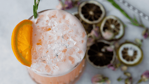 Make a decadent blood orange and cream THC drink