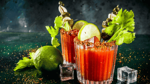 Cannabis Bloody Mary mocktail recipe