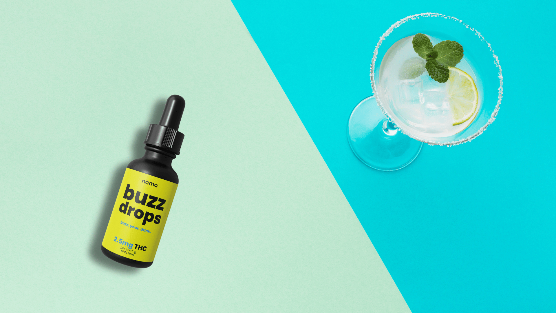 How to make a coconut mint THC mocktail