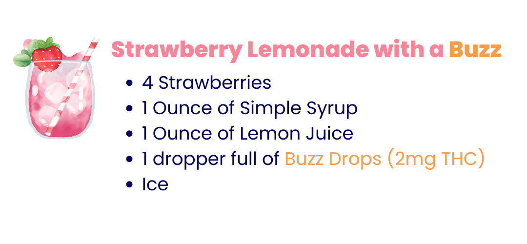 Make a simple THC-infused strawberry lemonade