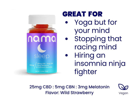 sleep melatonin gummies with description and ingredients