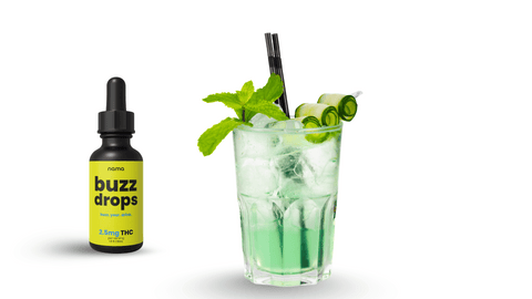 Minty cucumber cannabis mocktail recipe