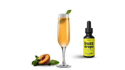 Craft a Virgin Sage and Peach THC Mocktail