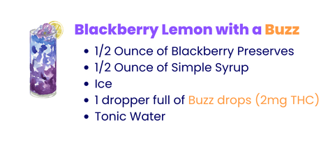 The best blackberry lemon cannabis drink recipe