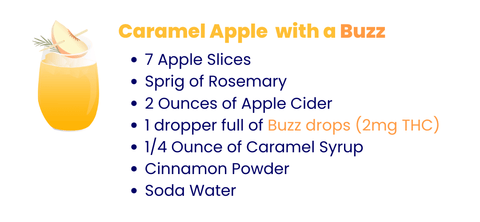 Try our caramel apple cannabis mocktail recipe