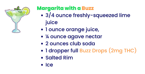 Try this THC margarita mocktail recipe