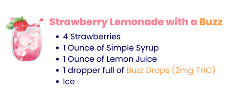Make a simple THC-infused strawberry lemonade