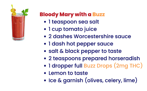 Cannabis Bloody Mary mocktail recipe