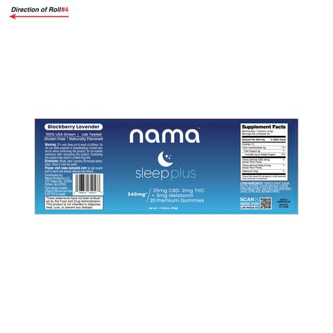 Sleep Plus Gummies | CBD, THC and Melatonin Gummies